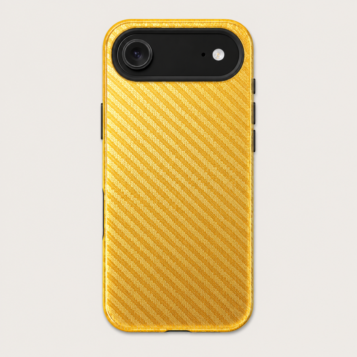 IPHONE - Weave Silk Carbon Fiber Phone Case | Gold