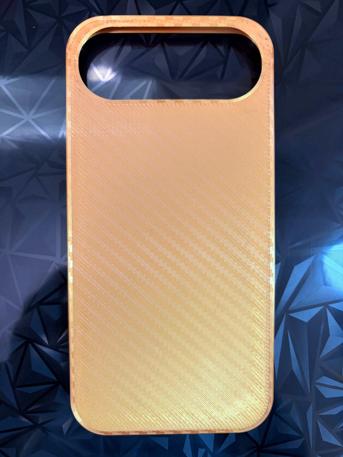 IPHONE - Weave Silk Carbon Fiber Phone Case | Gold